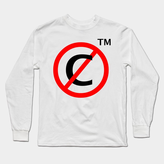 No Copyright (tm) Long Sleeve T-Shirt by ActualLiam